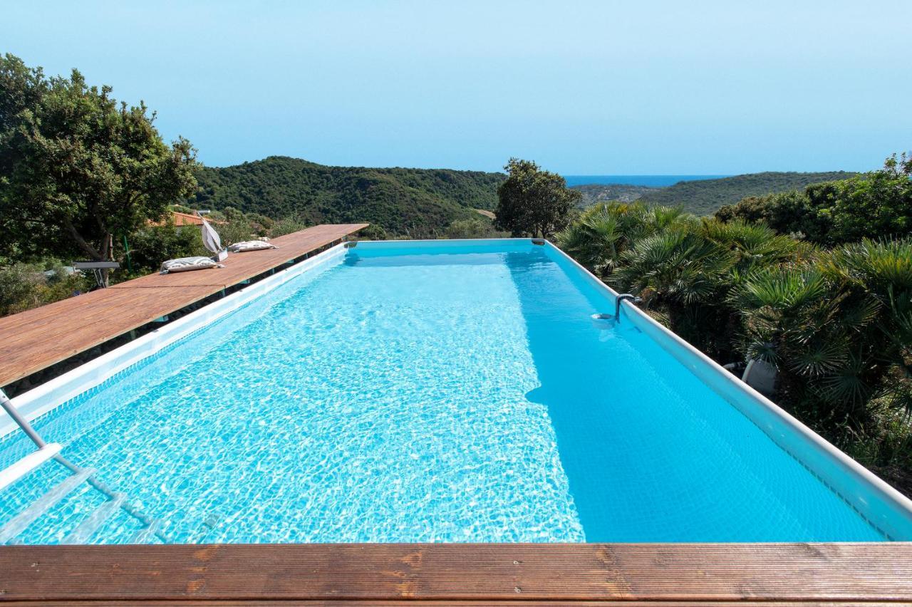 アルゲーロSardinia Re - Casa Luisa With Poolアパートメント エクステリア 写真